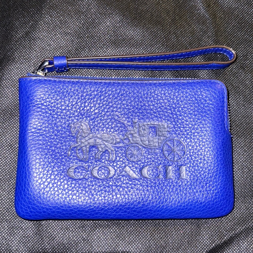 Coach single zip wallet